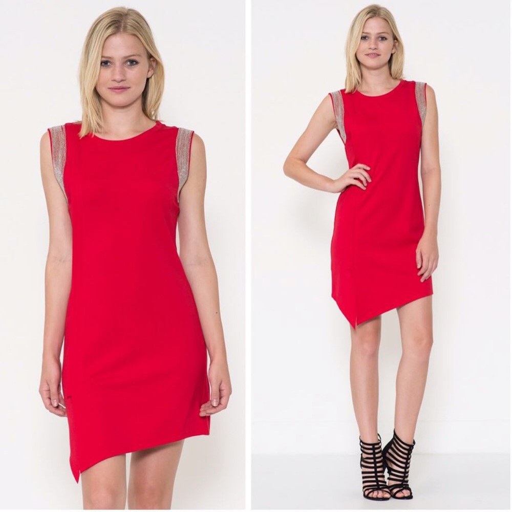 NWOT Esley Red Cocktail Dress Large